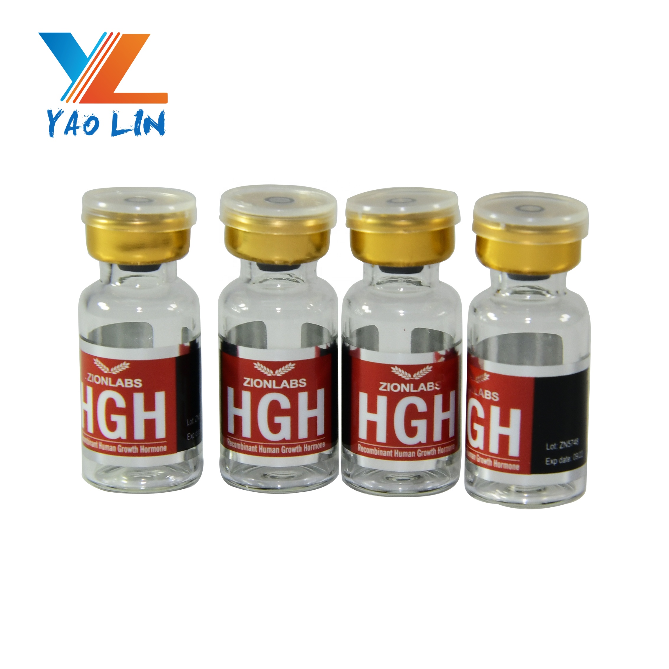 Customized Pharmaceutical Packaging 10ml Sterilized Glass Vials With Rubber