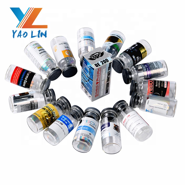 Customized Pharmaceutical Packaging 10ml Sterilized Glass Vials With Rubber