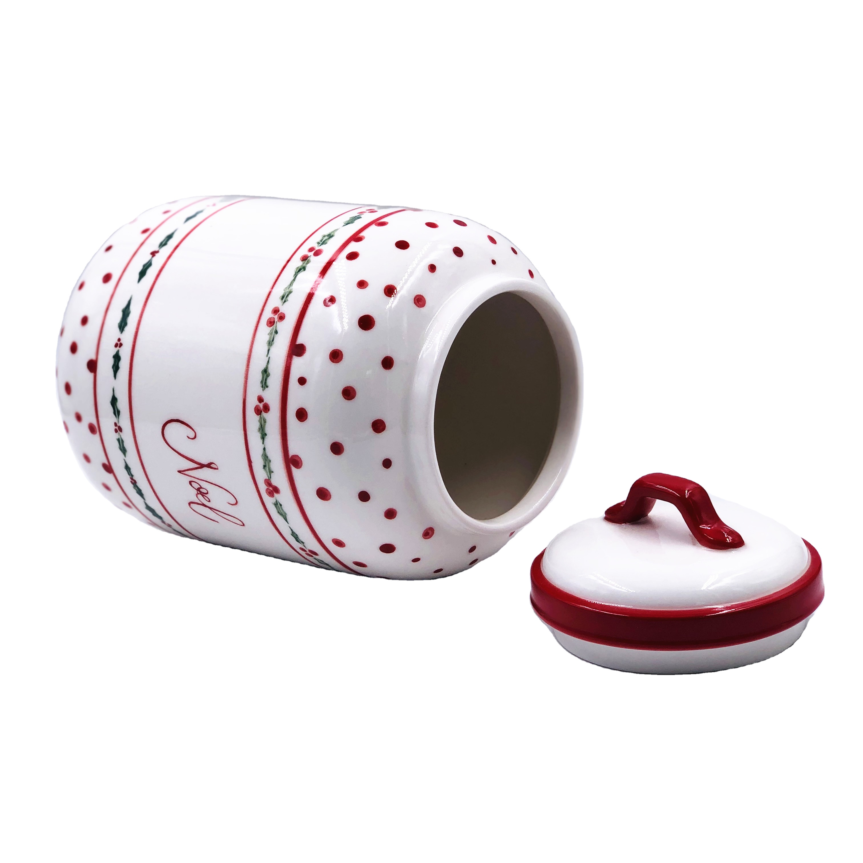 Customized Porcelain Tea Coffee Canister With Lid Sugar Biscuit Nut Storage Airtight Jars Ceramic Pots with Custom Logo