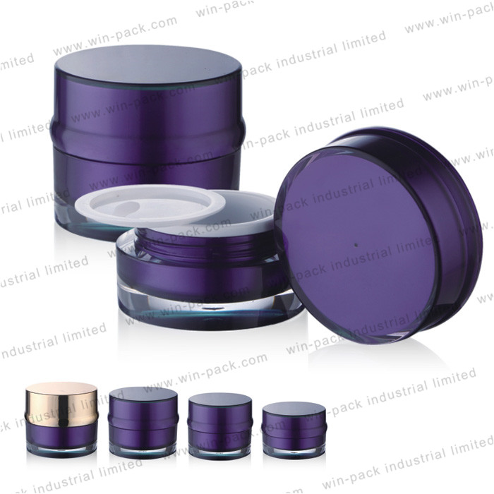 Customized Shape Acrylic Packing PMMA 15ml 30ml 50ml 75ml Cosmetic Cream Jar