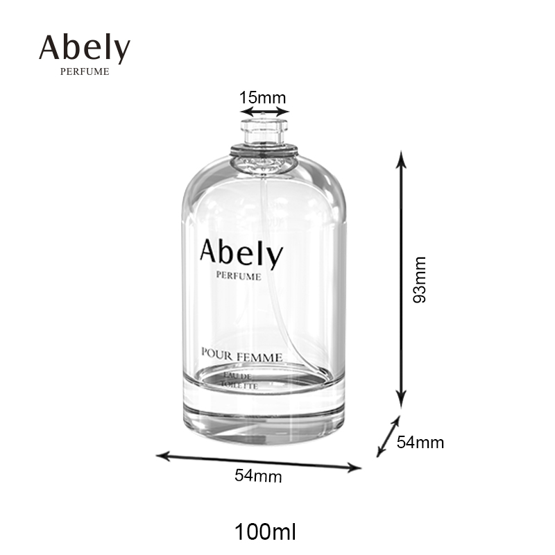 Customized Square Shape 50ml 100ml Glass Products Pump Sprayer Parfum Bottles Empty Perfume Bottle for Sale
