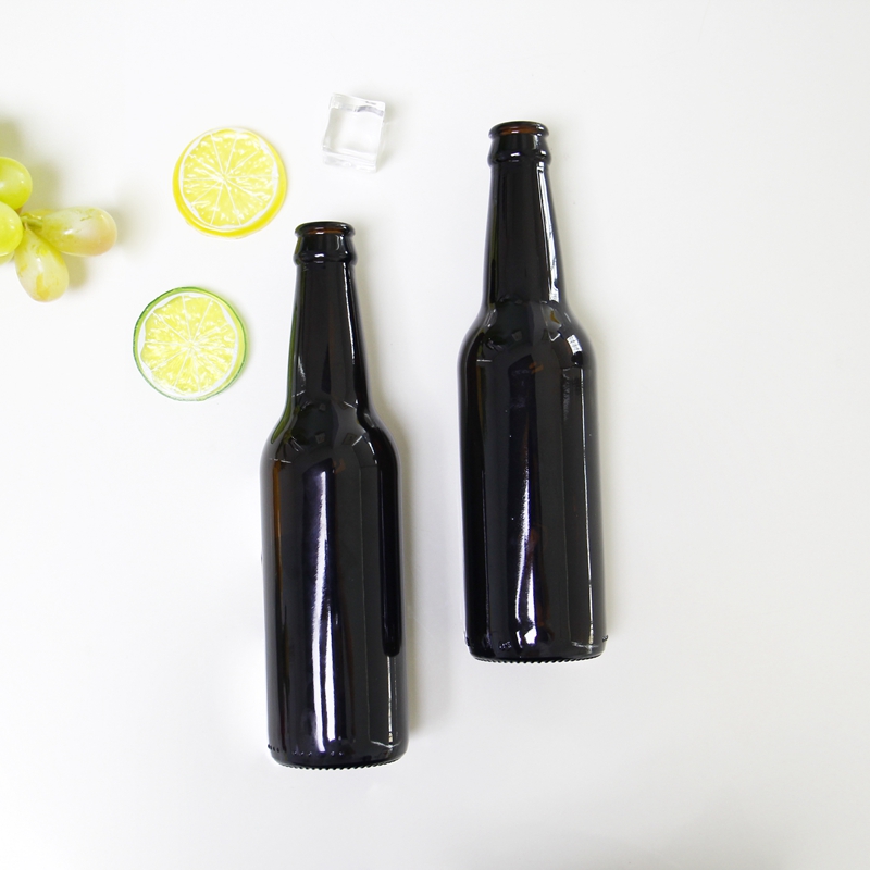 Customized Various High Quality 330ml Beer Bottle 330ml Different Color Beer Glass Bottle /Cold Brew Coffee Bottle