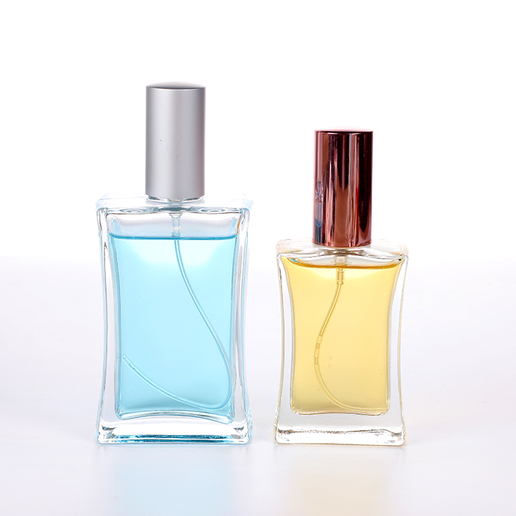 Customized Wholesale 50ml 100ml Transparent Empty Perfume Glass Spray Bottle