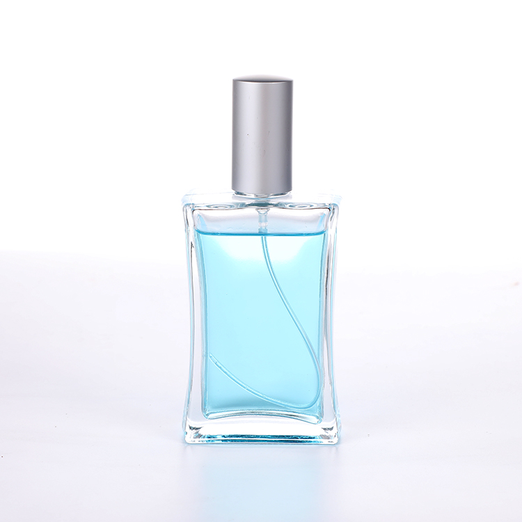 Customized Wholesale 50ml 100ml Transparent Empty Perfume Glass Spray Bottle