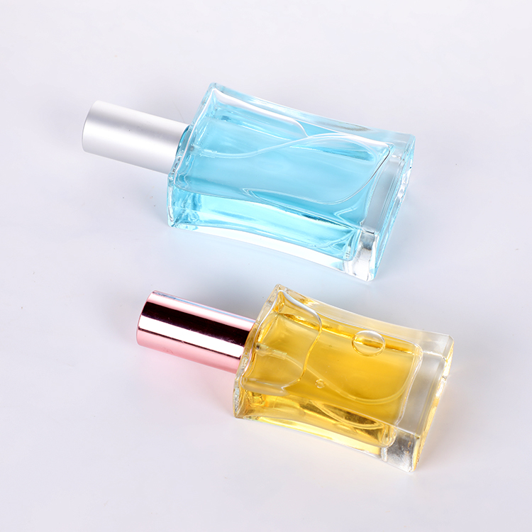 Customized Wholesale 50ml 100ml Transparent Empty Perfume Glass Spray Bottle