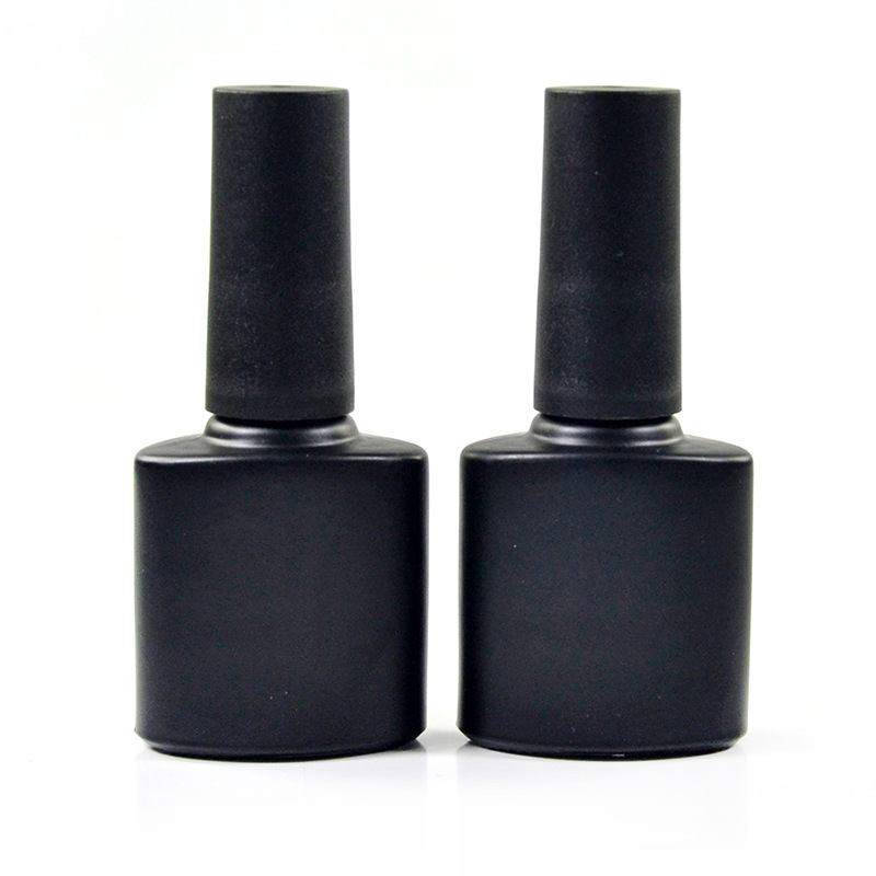 Customized black Empty Glass Nail Polish Bottle 10Ml 12ml 15Ml