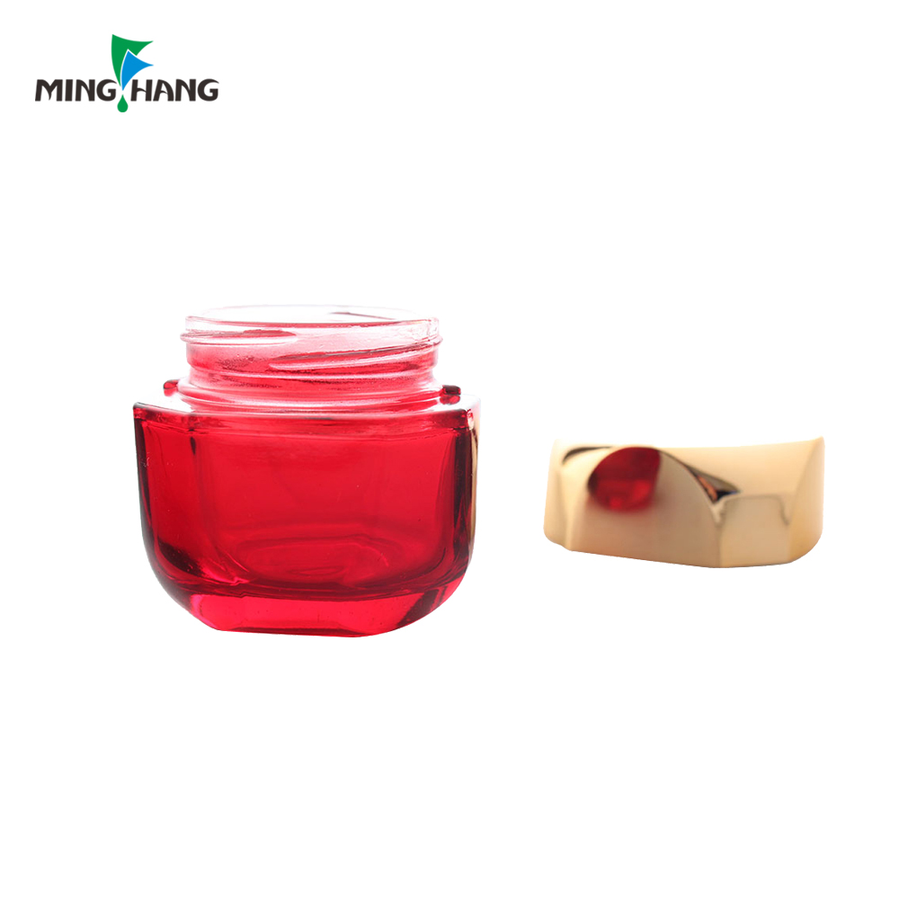 Customized black aluminum jar face whitening cream