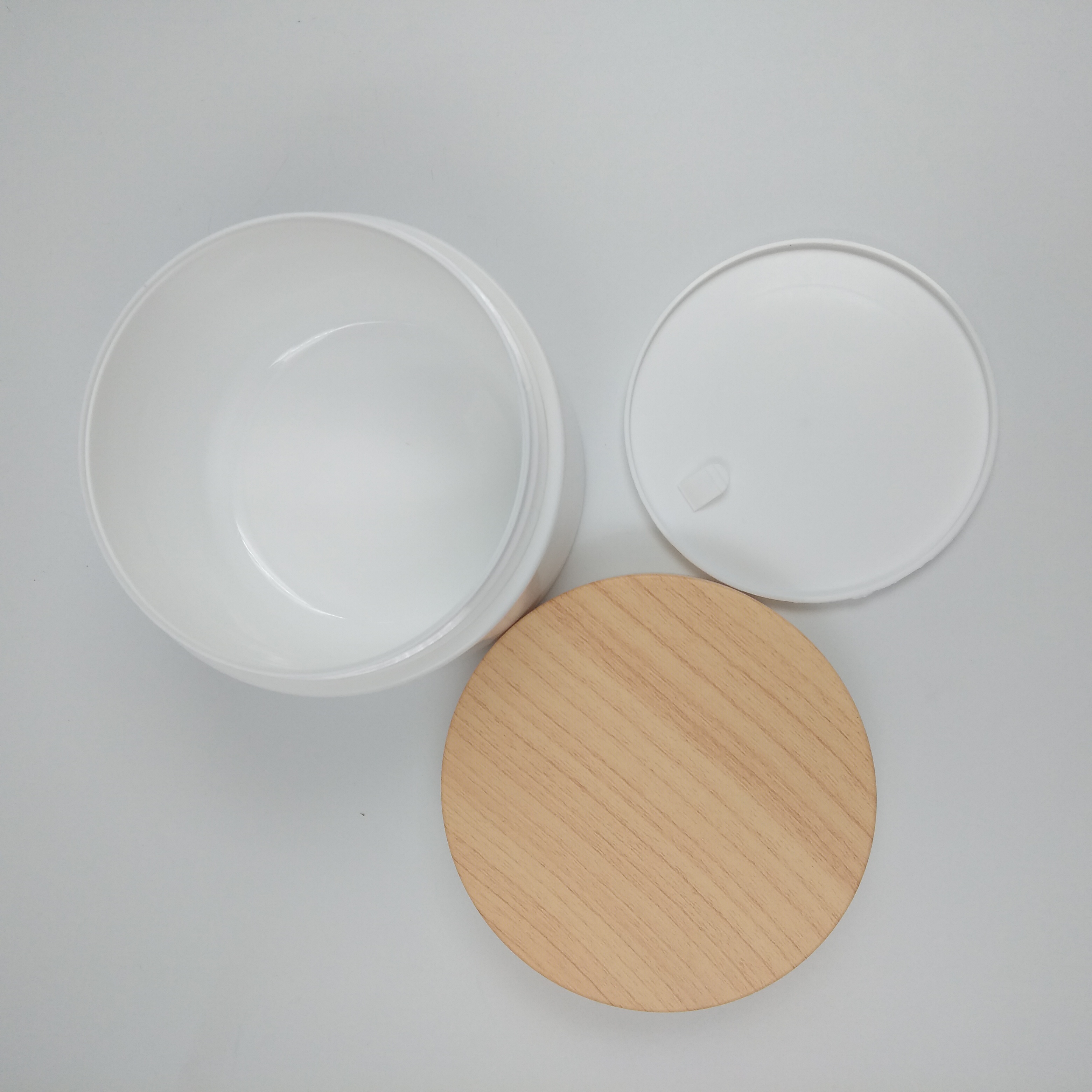 Customized color round shape 10g 20g 50g 100g 150g 200g 250g heavy wall skin care cream jar with gasket