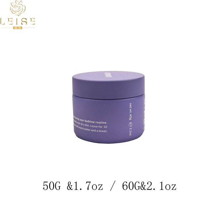 Customized colored cosmetic opal porcelain white cream glass jar 30ml 1oz 50ml 1.7oz 2oz ceramic glass cosmetic jar packaging