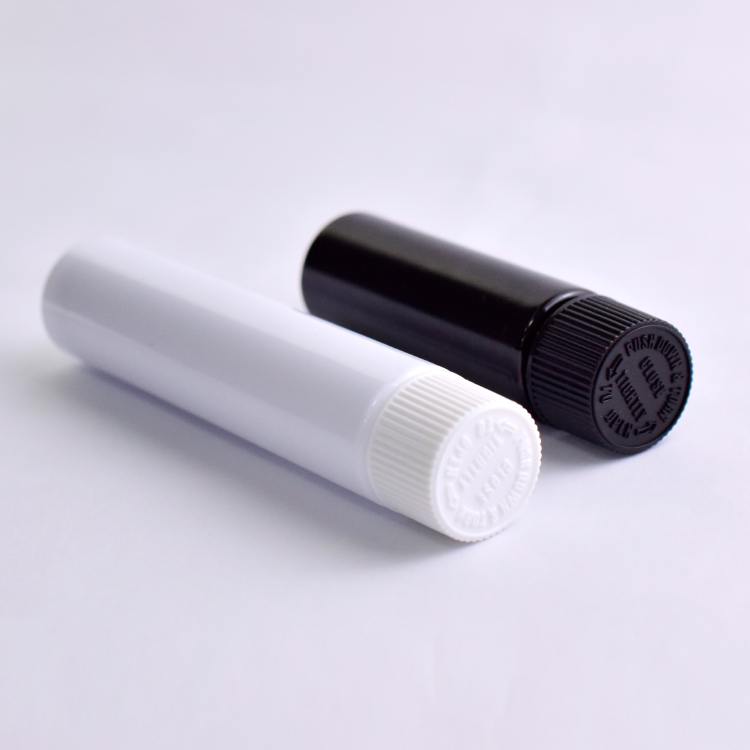 Customized colorful plastic tube hemp flower doob tube plastic tubes blunt pre roll containers