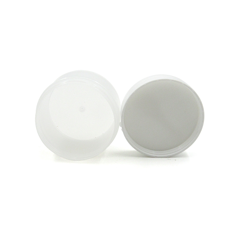 Customized cosmetic 100g/200ml round frosted plastic flip lid empty face cream jar container packaging with spoon