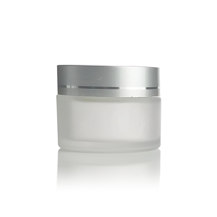 Customized cosmetic glass cream jar 5m,10ml,20ml,30ml,50ml,100ml glass clear frosted jar for cream