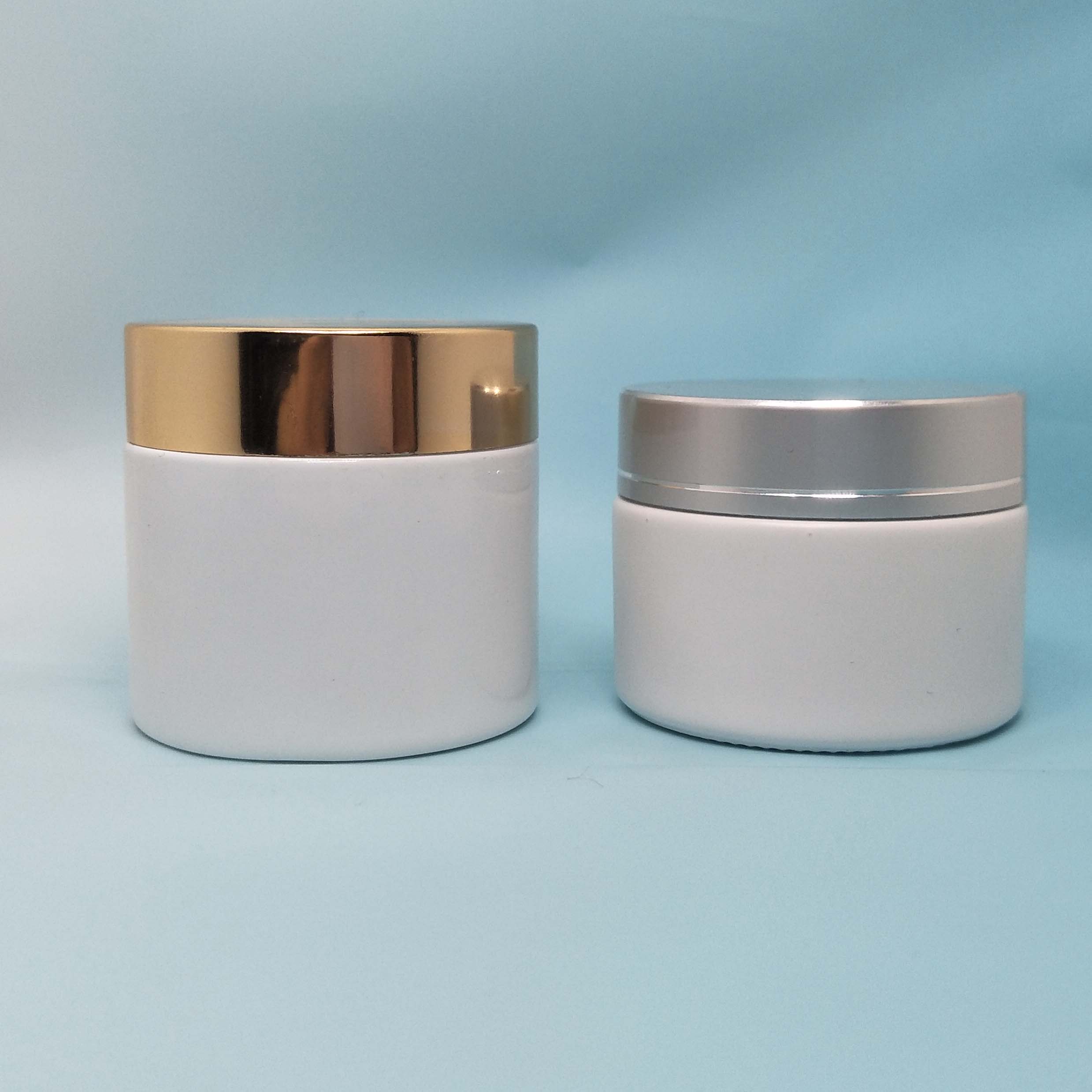 Customized cosmetic glass cream jar body cream packaging