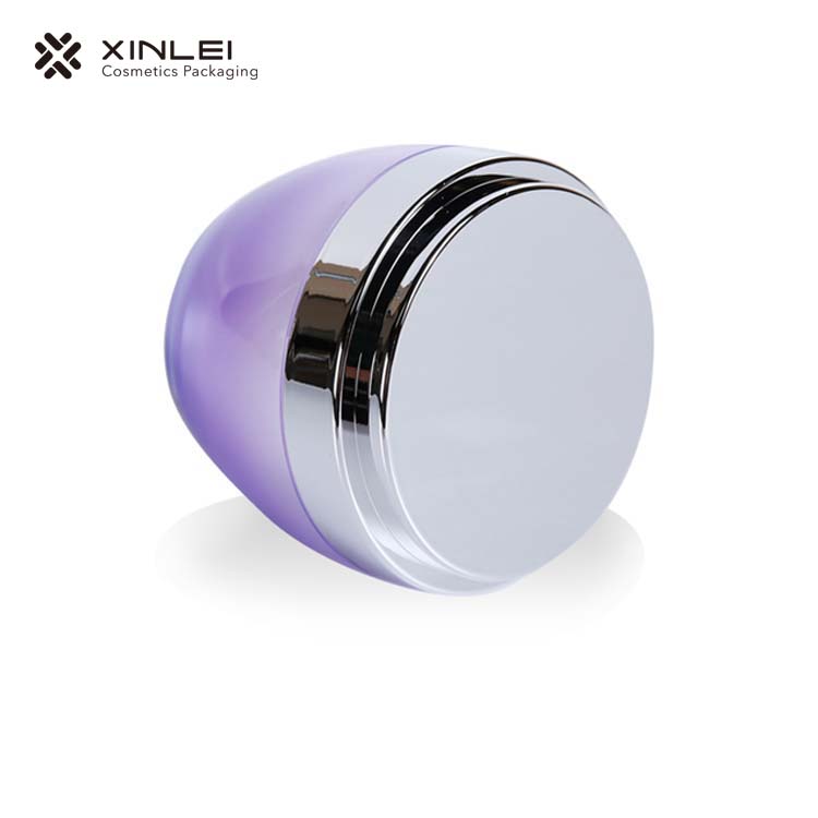 Customized design fashion 50g empty high end acrylic cream plastic cosmetic jar