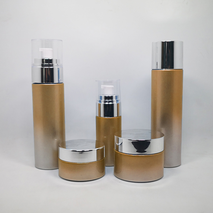 Customized diamond shape luxury cosmetics acrylic bottle and jar