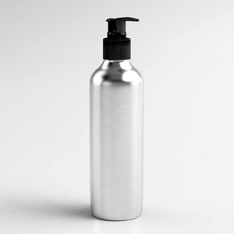 Customized dispenser aluminum lotion pump shampoo bottles