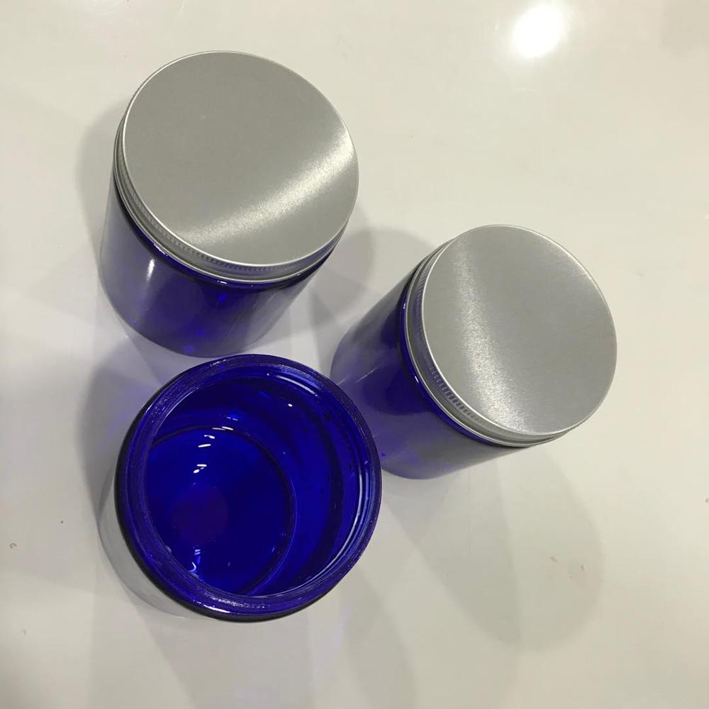 Customized essential oil candle 250 ml glass jar and aluminum lid