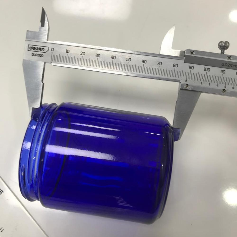 Customized essential oil candle 250 ml glass jar and aluminum lid