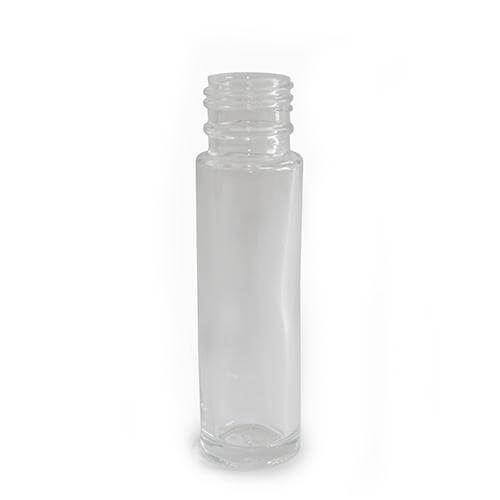 Customized glass bottle with roller frosted clear glass roll on bottle for essential oil