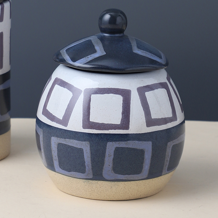 Customized high quality modern coffee sugar tea ceramic canisters