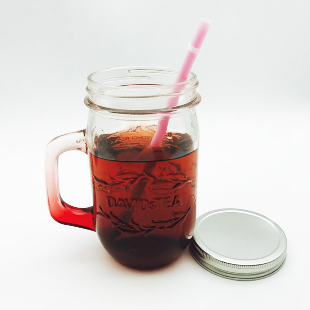 Customized logo Embossed glass mason jars with handle and Screw glass beverage bottles