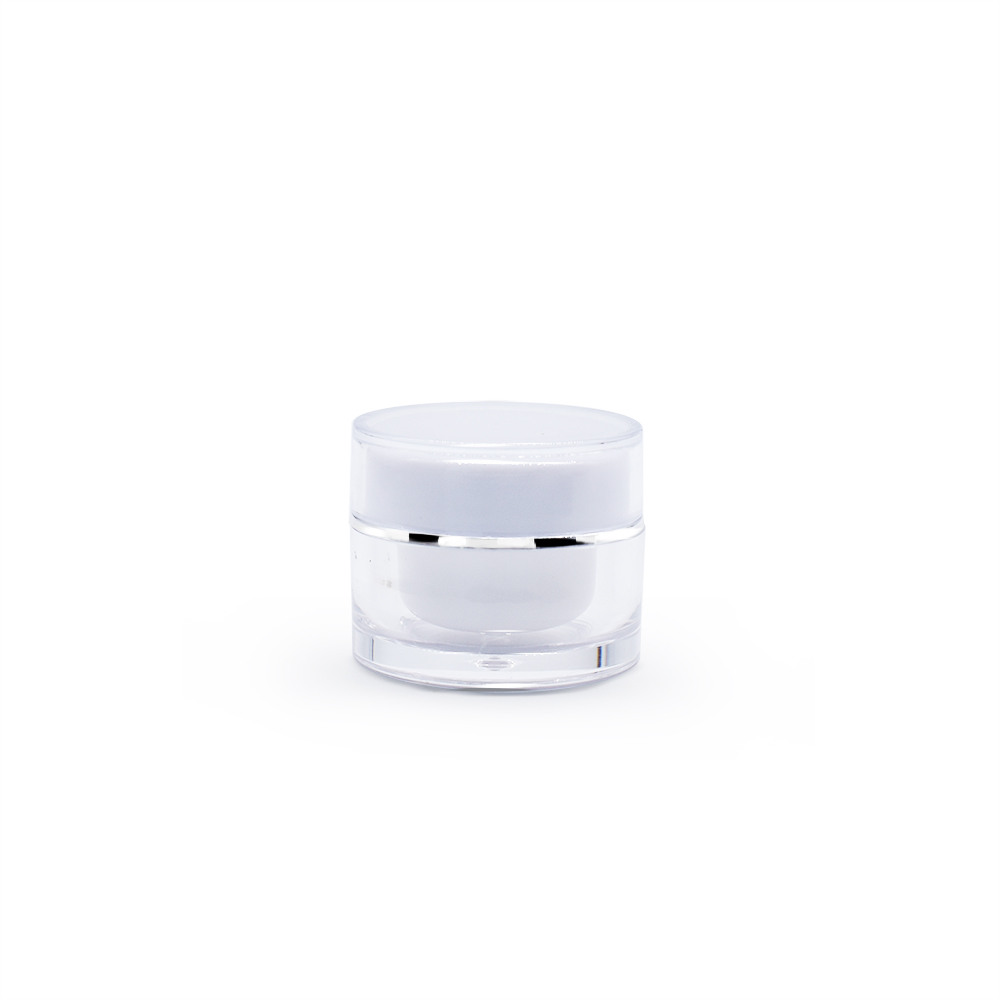 Customized logo cosmetic package 3g 10g 20g 30g 50g plastic acrylic bottle cream jar