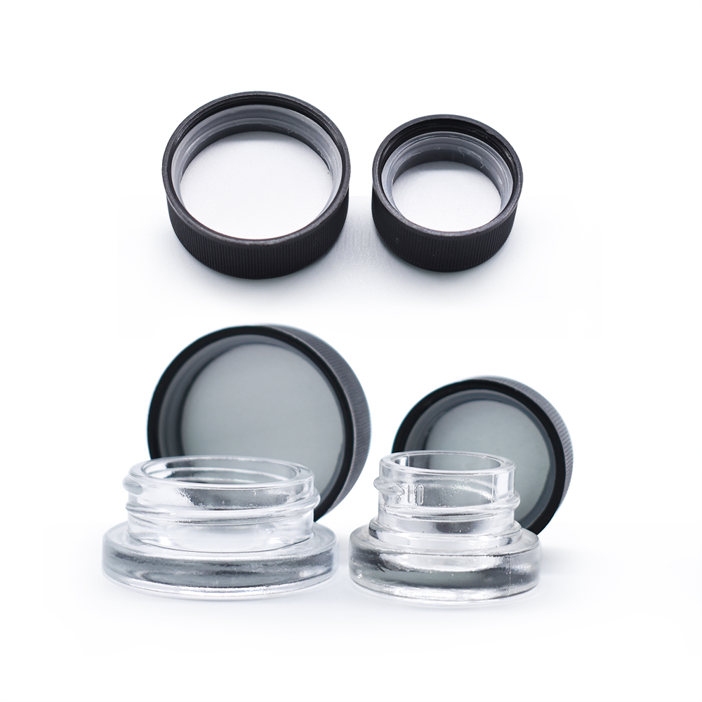 Customized logo free samples 30ml 50ml 80ml 100ml clear glass jars with lids cream jar