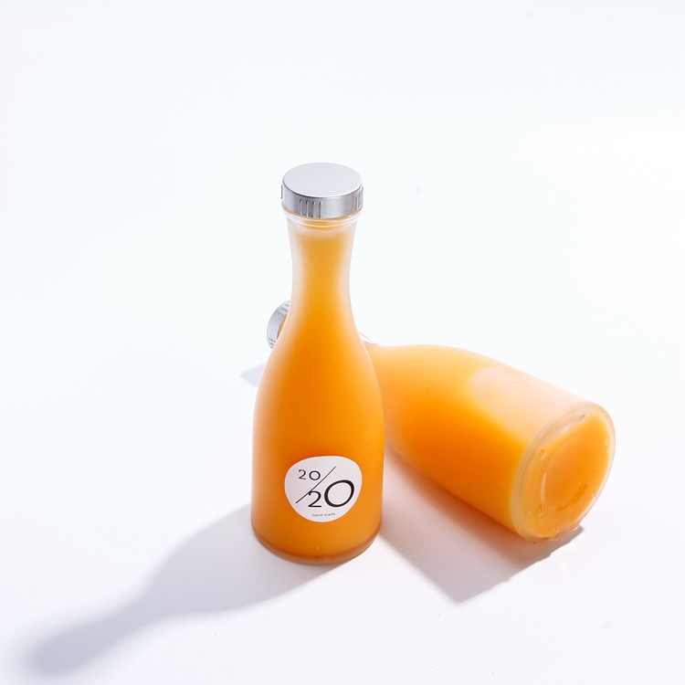 Customized logo printing Cold Brew Coffee Bottle 100ml 250ml 375ml 500ml Cherry Juice Glass Bottle With Lid