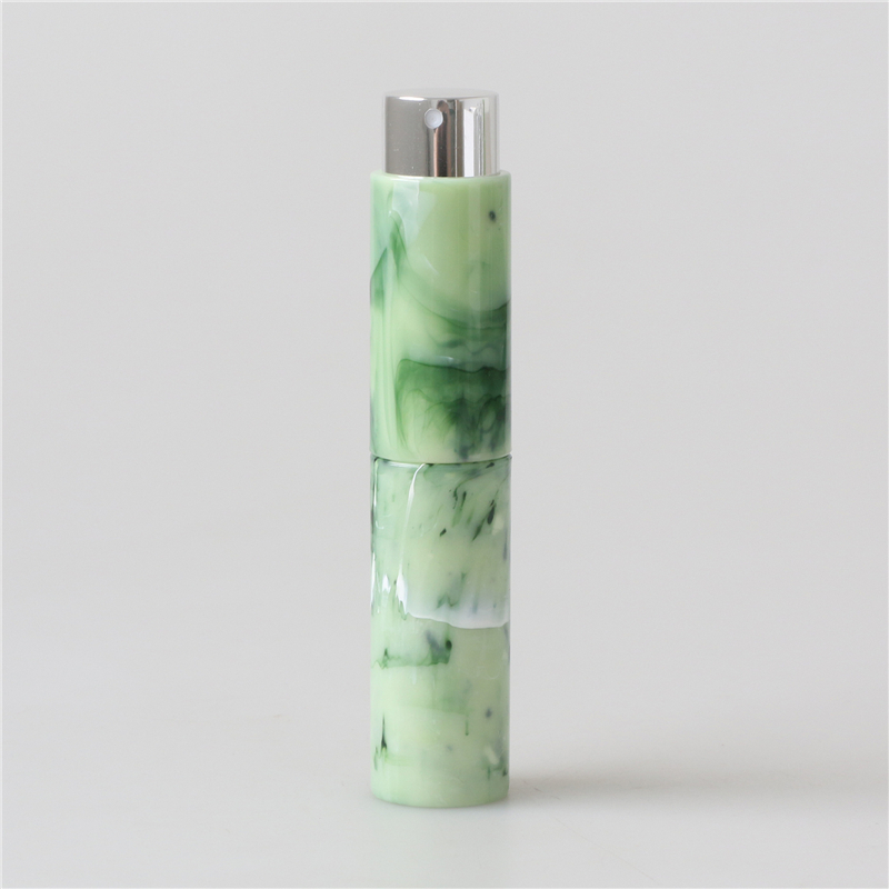 Customized marble colors pocket perfume atomizer spray bottle for fragrance