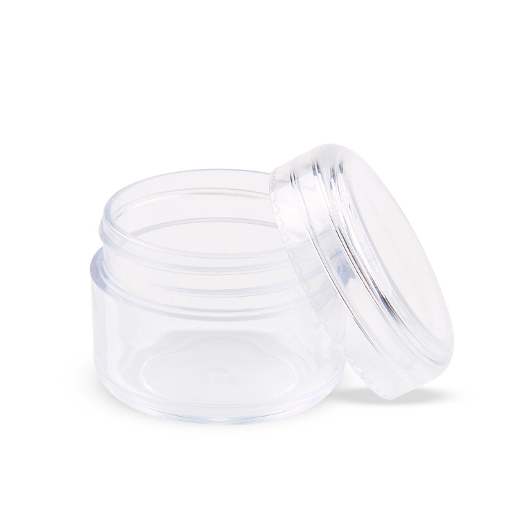 Customized natural skin care containers ps cosmetic jars frosted