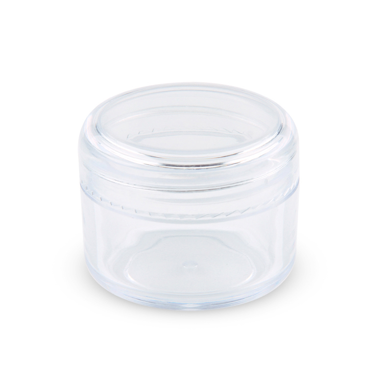Customized natural skin care containers ps cosmetic jars frosted