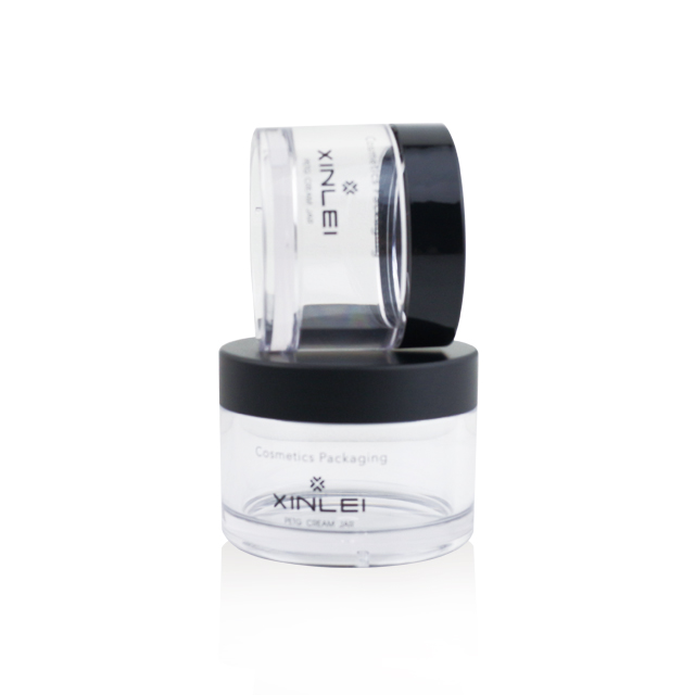 Customized plastic cosmetic container 250g 8oz PETG hair product container