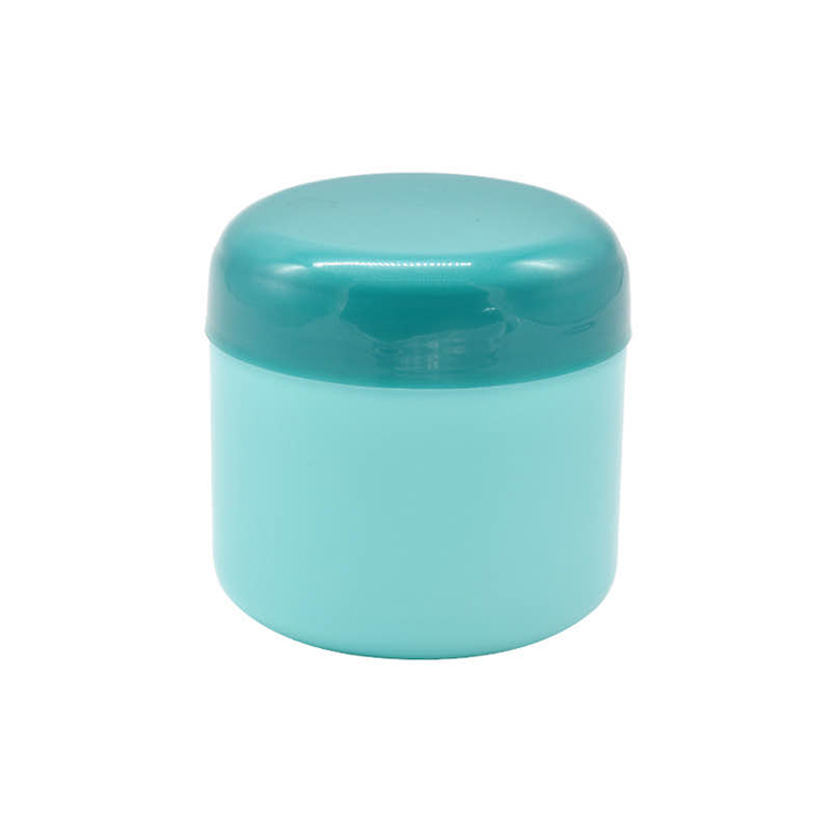 Customized product 8 oz 250g transparent round plastic can with lid for cosmetics, cream, hair care and spices 250ml