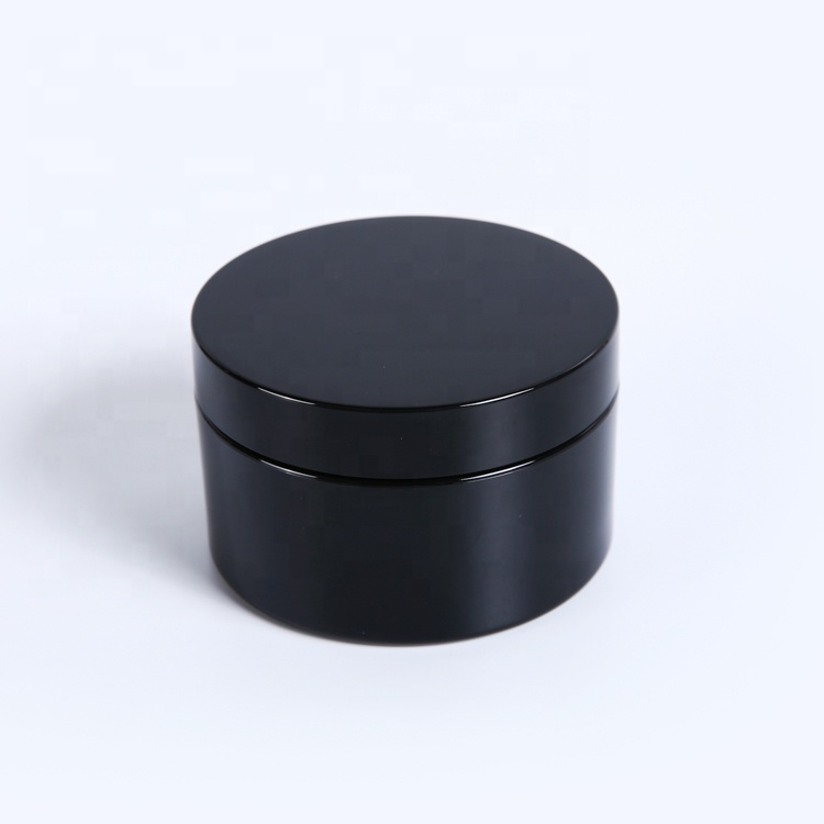 Customized wholesale screw cap skin care empty round cream jar 40g petg clear cream jar