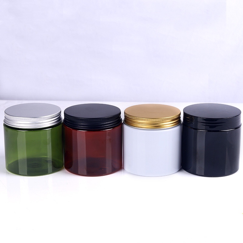 Customizes All the colors Cosmetics Jar 25ml -1000ml Plastic with Colorful Cap Logo BEAUTY PACKAGING Pcs Material PET