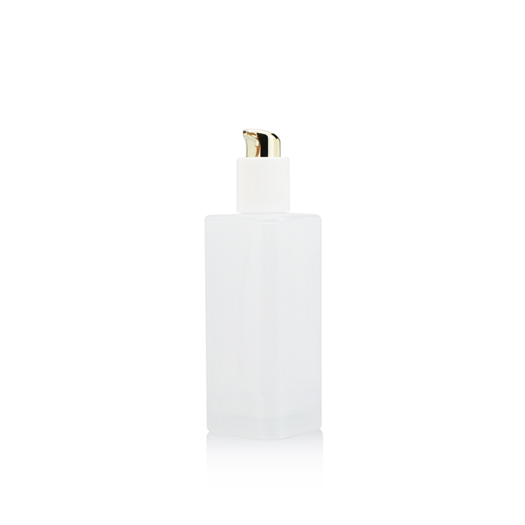 Cute 1.7oz 30ml 100ml 120ml empty skin care cream packaging pink cosmetic pump glass jars and bottles for cosmetic