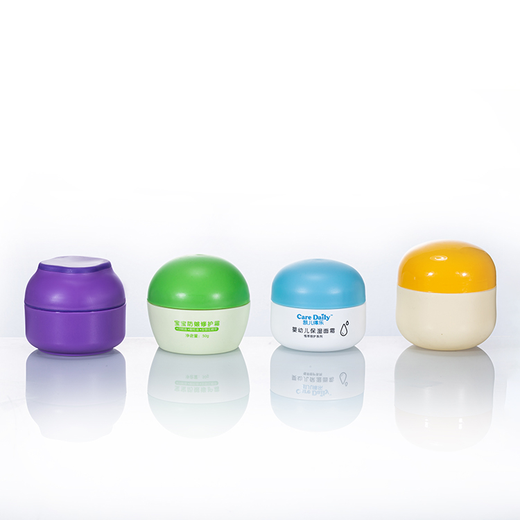 Cute PP Matte 40g 50g Baby Skin Cream Jar
