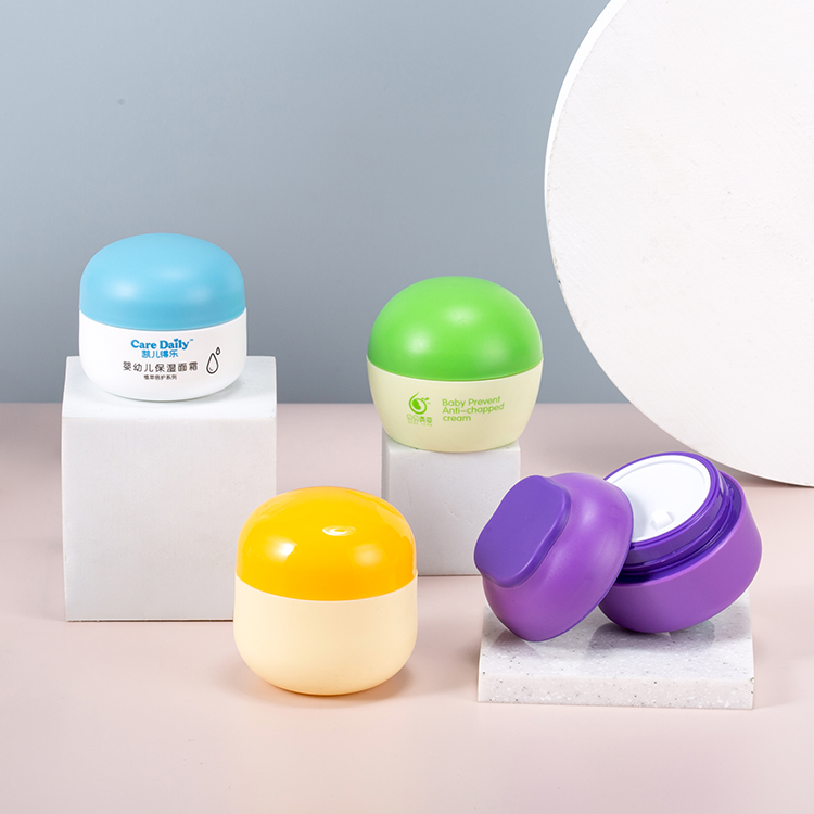 Cute PP Matte 40g 50g Baby Skin Cream Jar