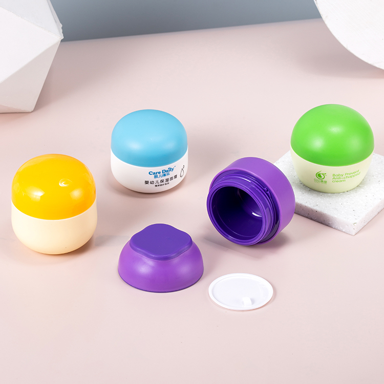Cute PP Matte 40g 50g Baby Skin Cream Jar