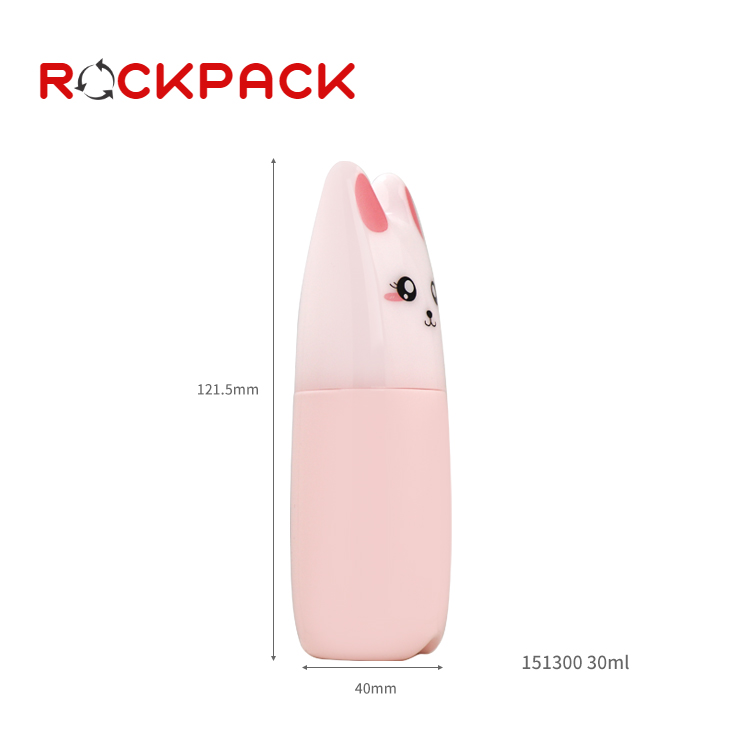 Cute animal shape 70ml cosmetic fragrance glass perfume bottle