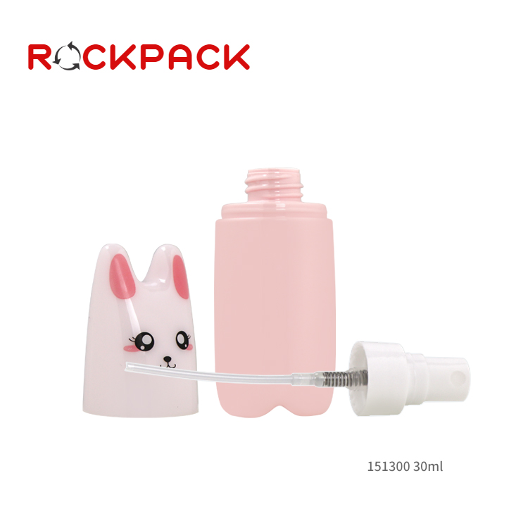 Cute animal shape 70ml cosmetic fragrance glass perfume bottle