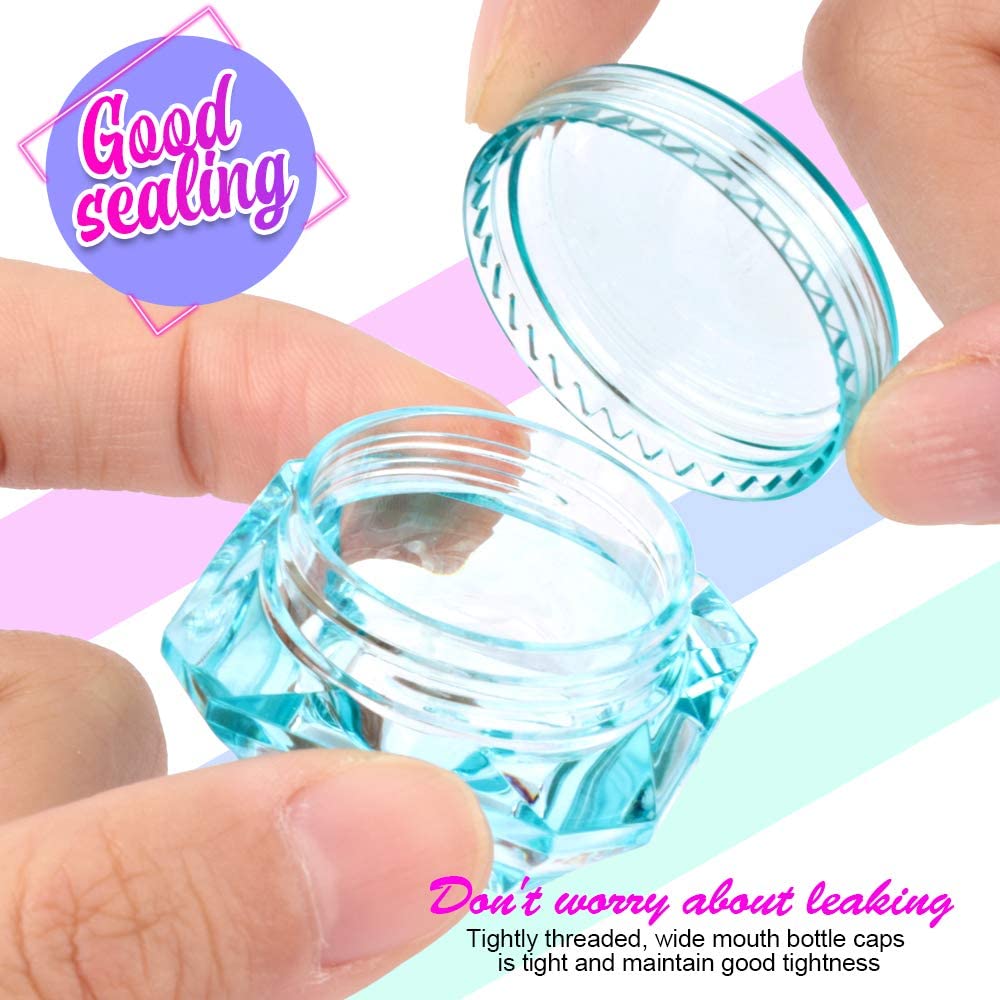 Cute small capacity empty luxury cream jar body butter acrylic diamond shaped jar