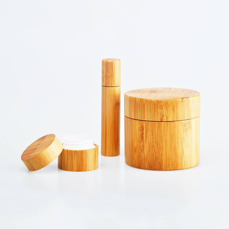 Cylinder 5/10/15/20/30 ml Blue Cream Jar Glass Cream Jars With Aluminum Screw Cap