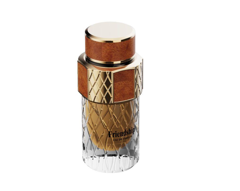 Cylinder Empty Clear Arabic Perfume Bottle 30ml 50ml 100ml glass bottle For Man