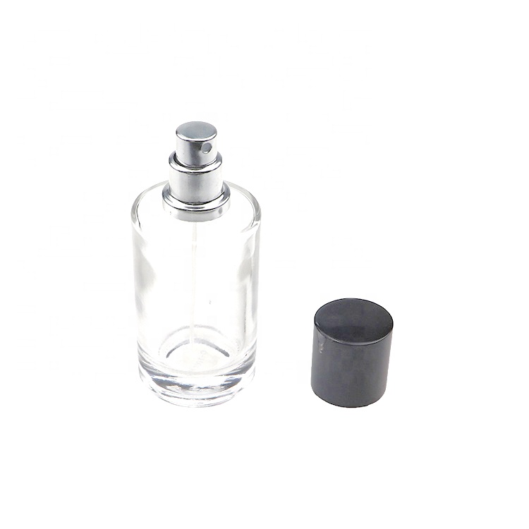 Cylinder Round Shape Empty Atomizer Spray 50ml Perfume Bottles For Wholesale