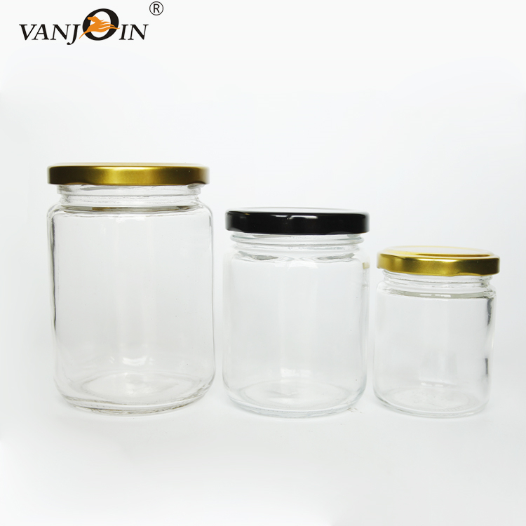 Cylinder glass jar 470ml big volume glass jar 1500ml functional glass jar frosted 500ml