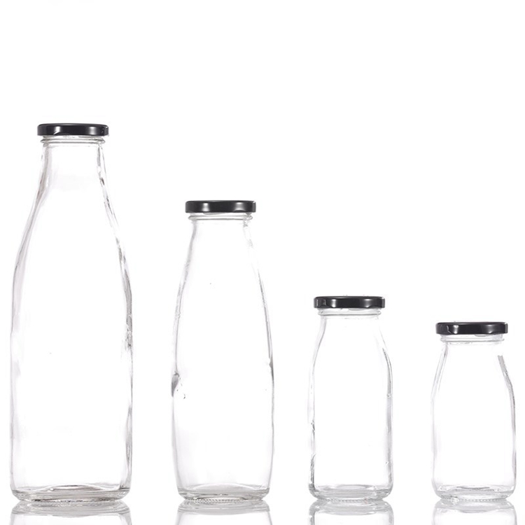 DAILY Glass Milk Bottle Juice Bottle Beverage Bottles 200/250/500/1000ML 16oz