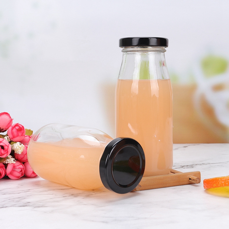 DAILY Glass Milk Bottle Juice Bottle Beverage Bottles 200/250/500/1000ML 16oz