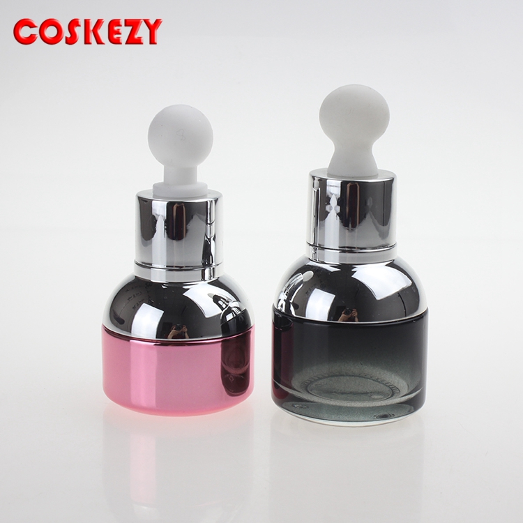 DB24 20ml empty clear e liquid bottles wholesale, bottle with dropper top 20ml, 20 ml dropper bottles cosmetic packaging