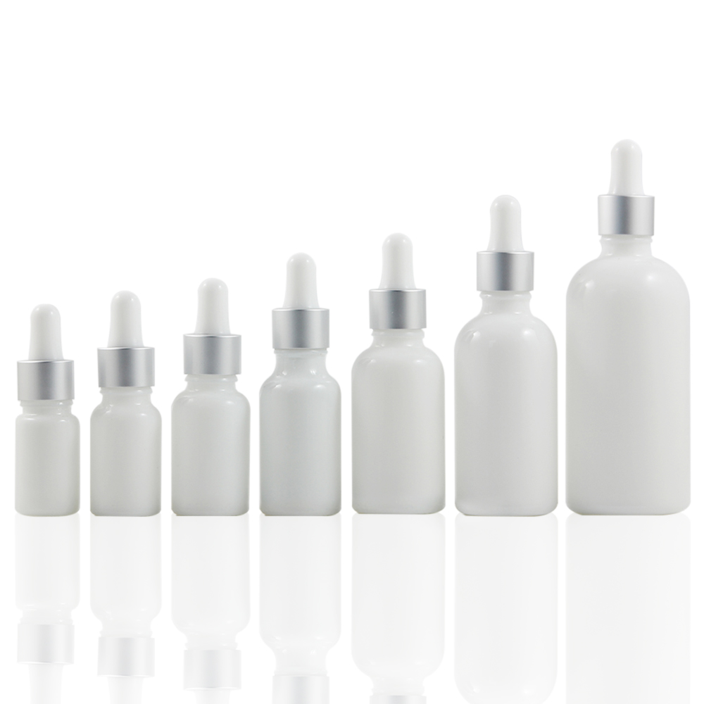DBY21 5ml 10ml 15ml 20ml 30ml 50ml 100ml White Jade Dropper Glass Bottle